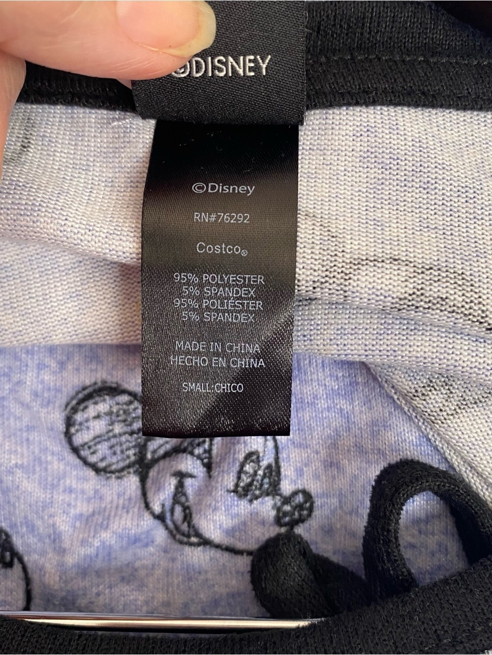 Disney Mickey Mouse Women’s 2 Piece Soft Cozy Lounge Pajama Set Blue Small - Picture 6 of 9